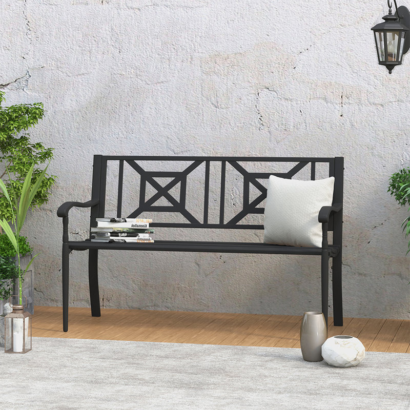 Daamin Steel Outdoor Bench