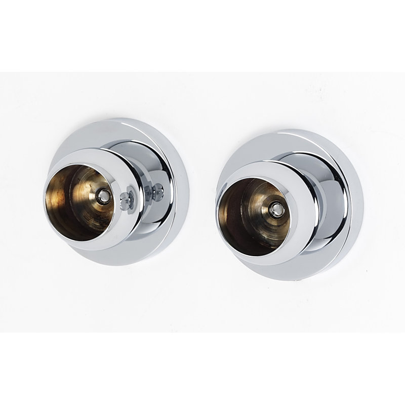 Shower Bracket, Polished Chrome