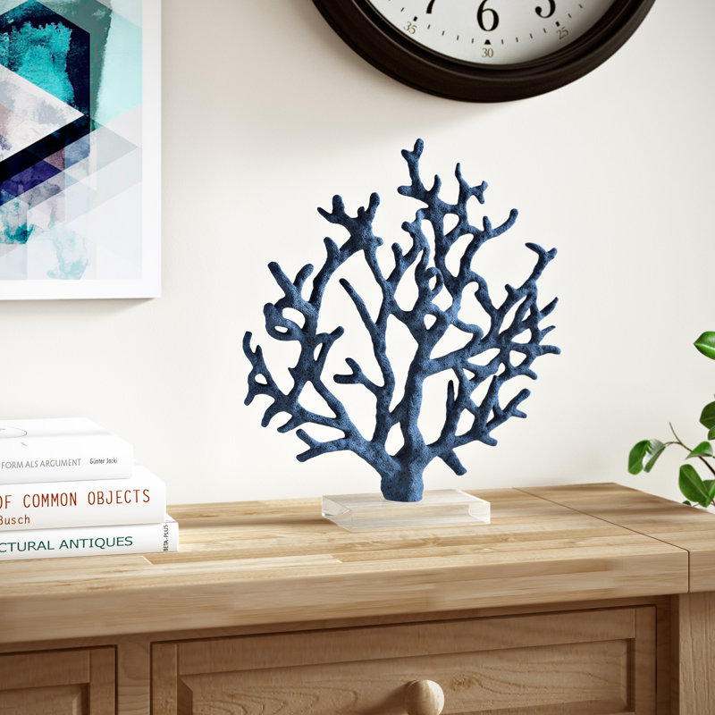 Rayan Coral Figurine, Blue Coral
