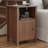 Farmhouse Nightstand Set Of 2, Night Stand With Charging Station And Usb Port, Modern Nightstand With Storage Shelf, Rustic Side Table With Open Space, Side Table For Bedroom, Walnut-1133814783