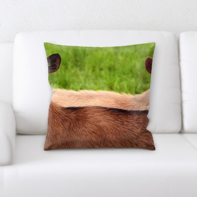 Coussin décoratif chèvres