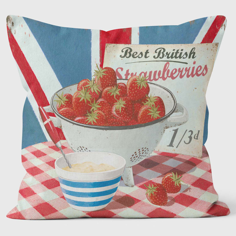 Strawberries - Martin Wiscombe Cushion