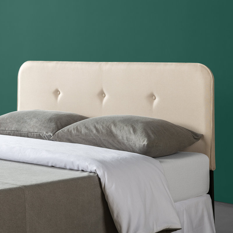 Amarissa Upholstered Headboard, Taupe, Queen