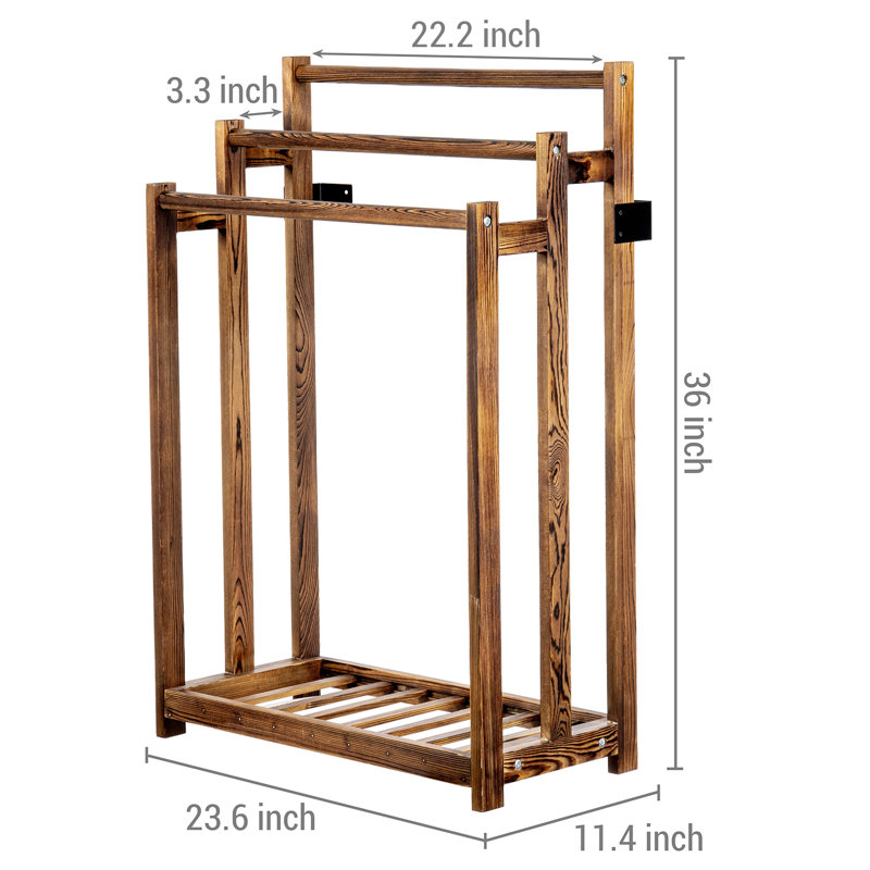 Solid Wood Quilt Rack
