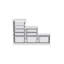 Armoire polyvalente moderne, Sonomo, 51,9 po x 36,6 po x 11,8 po | 100% panneau de particules enduit de mélamine, épaisseur: 0,7 pouce | Nombreuses tablettes, conception à fixation murale | Style scandinave pour des solutions d'organisation et de range-671798118