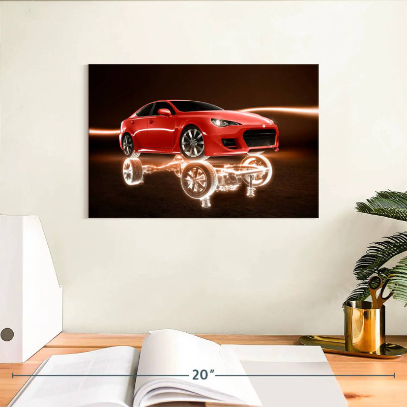 Cadre de voiture Mehar Glow, H 8 po x l 12 po