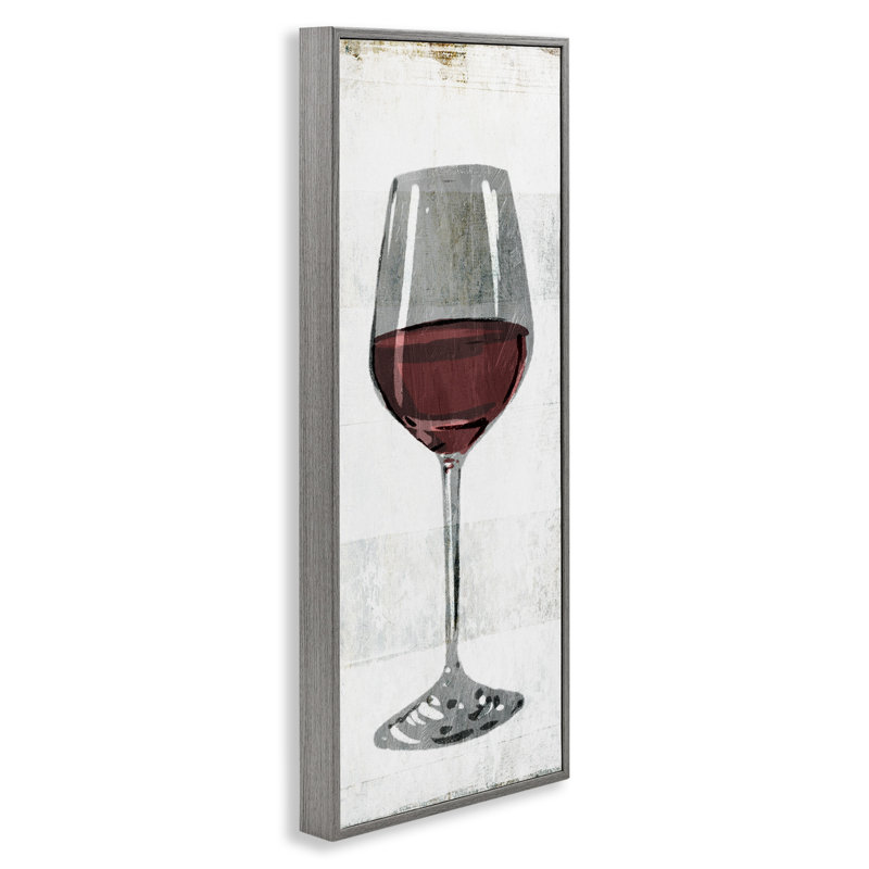 «Rustic Kitchen», verre à vin rouge, estampe numérique par Milli Villa, H 24 po x l 10 po, Estampe numérique Farmhouse