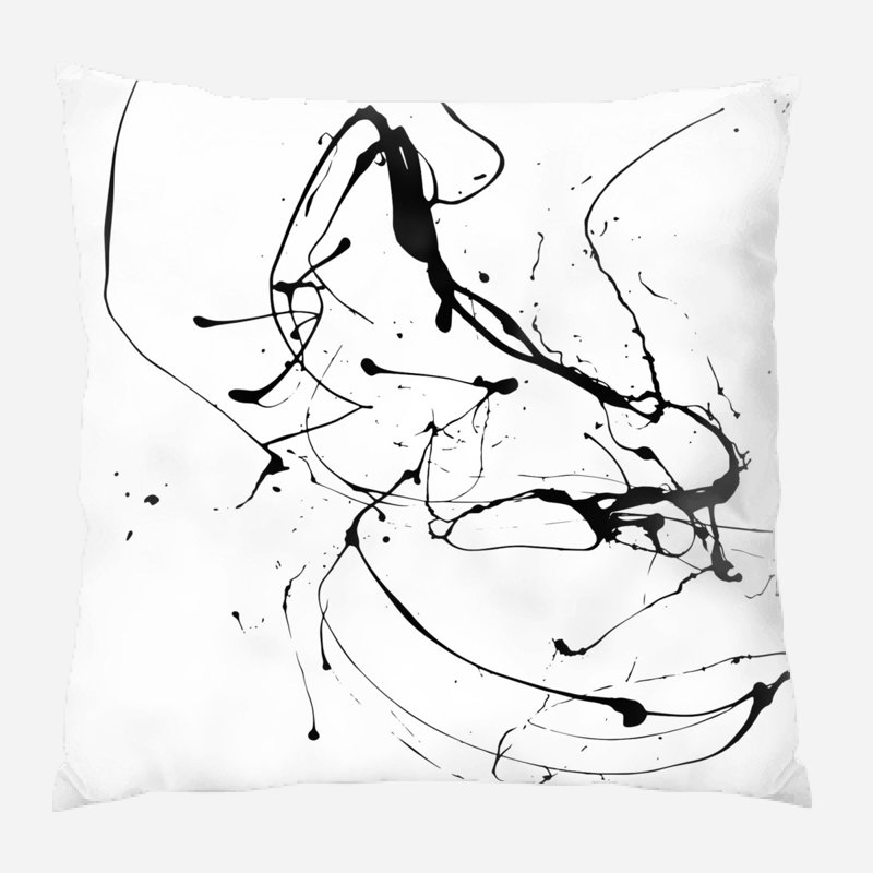 Reversible Throw Pillow, Microsuede, Indoor