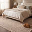 Tapis traditionnel à motif floral intégral gris crème ivoire beige rose, lavable à la machine, antidérapant, à poils courts, adapté à l'intérieur et à l'extérieur, idéal pour le salon, la chambre, la salle à manger, l'entrée, le corridor ou le bureau.-1155238454