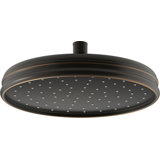 Traditional Round 10" Rainhead with Katalyst Air-Induction Spray, 2.5 Gpm
