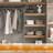 ( WALNUT Color ) 5 Pcs Wire Shelf Covers, Foamed PVC Wire Rack Covers For Removable Closet (Not Wood), Pantry Shelves For Cabinet Bathroom Kitchen Shelving Decoration-1288775824