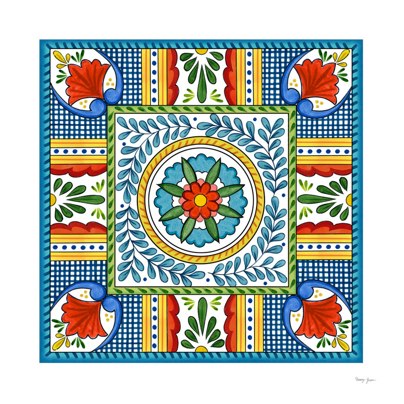 "Seville I" par Nancy Green, reproduction sur toile tendue, H 30 po x l 30 po, Toile tendue, Non