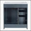 Ensemble de meuble-lavabo 30 po avec lavabo en céramique à 3 tiroirs et portes à fermeture douce-40200713