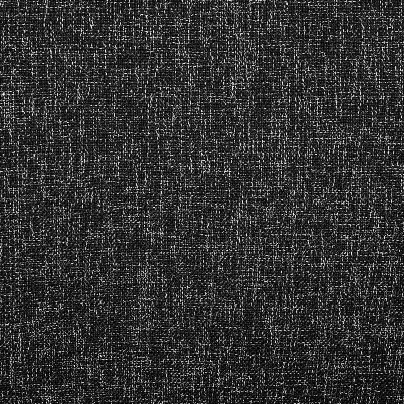 Tabouret Gramercy, Tissu texturé en lin noir