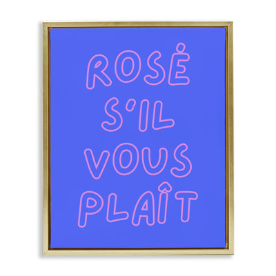 Art mural sur toile Rosé