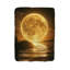 «Whimsical Moonlit Magic» - 1 pièce de qualité supérieure en sherpa - reproduction d'art luxueuse-97621347