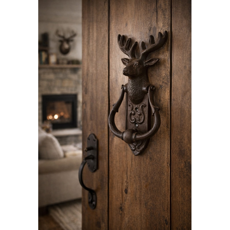 Cast Iron Deer Door Knocker