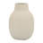 Neutral Textured 9" Ceramic Vase Contemporary Ivory Bulbous