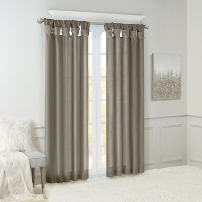 Emilia Room Darkening Thermal Single Curtain Panel