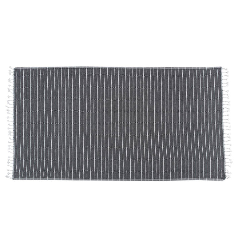 Serviette de bain Kafthan Gocek, Black Flat