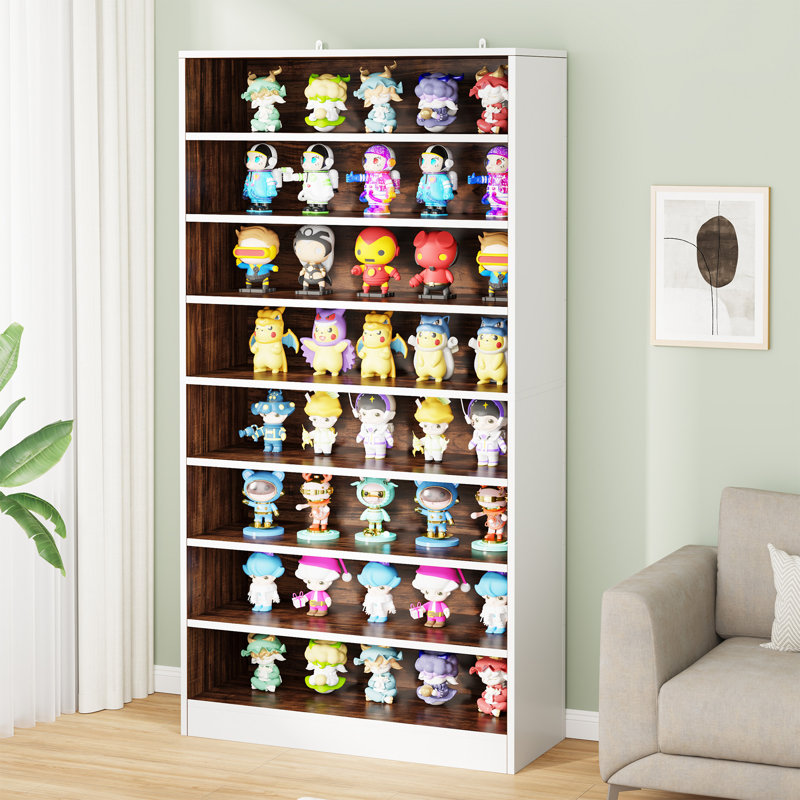 Pocatello Bookcase, White/Brown
