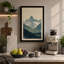 Alpine Wilderness Japandi - Wrapped Canvas-376421442-376421451