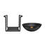 Round Cast Iron Wood Burning Fire Pit-905269479