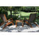 Patio Chair with Ottoman