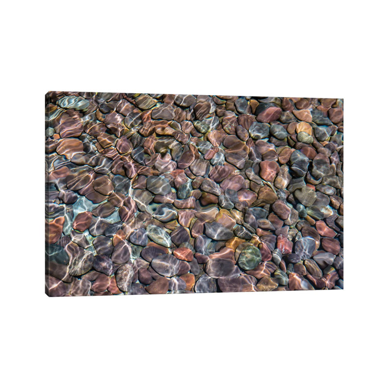 Colorful Stones III by Barbara Markoff - Wrapped Canvas Print