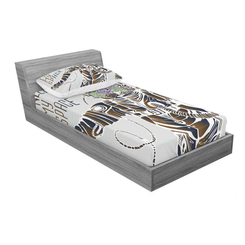 Microfiber Sheet Set, Twin XL Sheet Set with Fitted Sheet