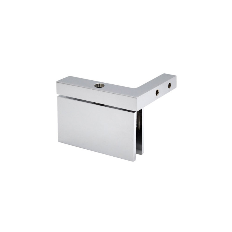 FHC CAM90CH Charnière pivotante carrée à fixation murale en L 3/8 po Cambria - Chrome poli