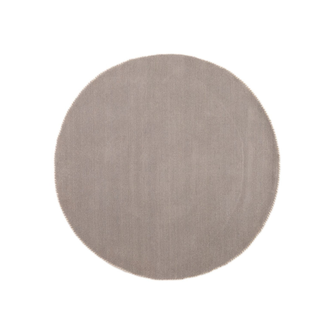 Solid Colour Wool Hand Woven Area Rug