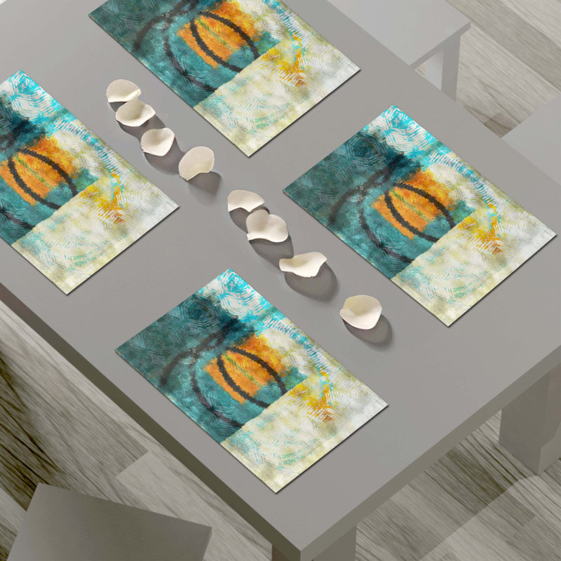 Napperon abstrait en polyester