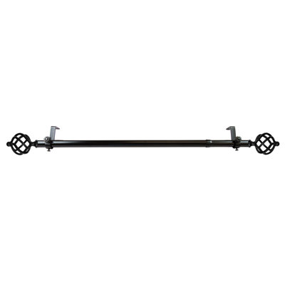 Serna Stainless Steel Adjustable Single Curtain Rod