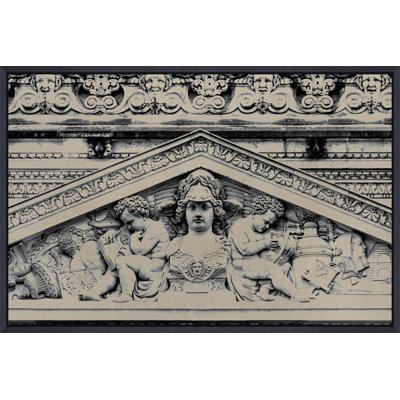 Statue Elegance Top Framed Photographic Print