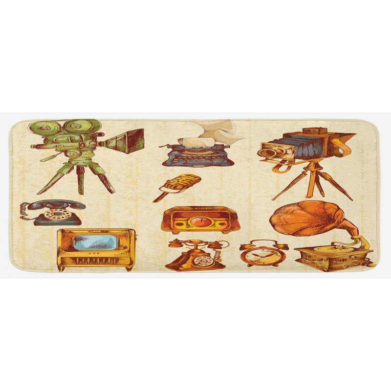 Cottage / Country Polyester Kitchen Mat