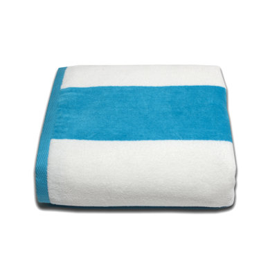 Serviette de plage 100% coton Tropical Cabana