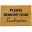 Baynes Please Remove Your Louboutins Kitchen Mat