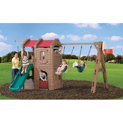Step2 Naturally Playful Adventure Lodge Play Center Swing Set -  801300
