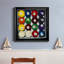 Retro Billiards - Reproduction d'art graphique sur toile encadrée-39944858-39944859