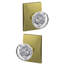 Hobson Non-Turning Glass Knob with Century Trim-27776914
