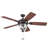 Glencrest 52" 5 Blade Damp Rated Ceiling Fan LED Light Kit Included
