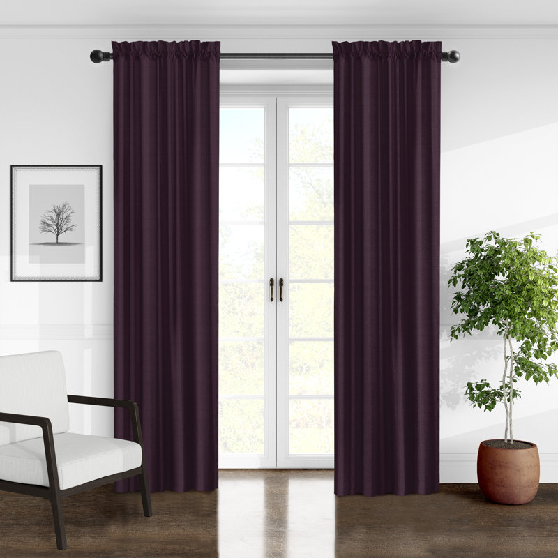 Elsie Linen Look, Cornflower, 50"W x 84"L