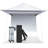8 Ft. X 8 Ft. White Pop-Up Canopy With Extended Eaves