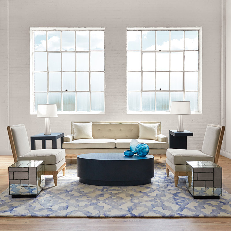 Mila Coffee Table, Navy Blue