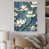 White Floater Framed
