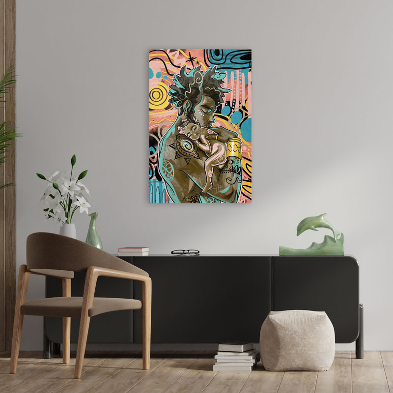 The Brightest - Multicultural Figurative Art, 36" H x 24" W
