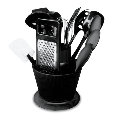 Ensemble d’outils de cuisine 14 pièces avec pot pivotant Home Basics