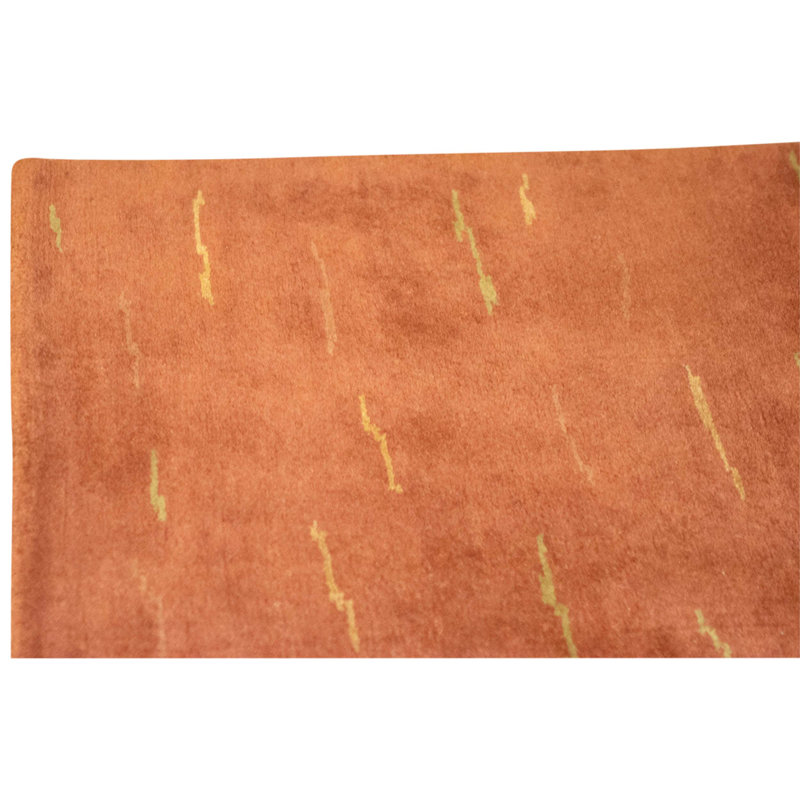 Hand Knotted Wool Area Rug in Multi