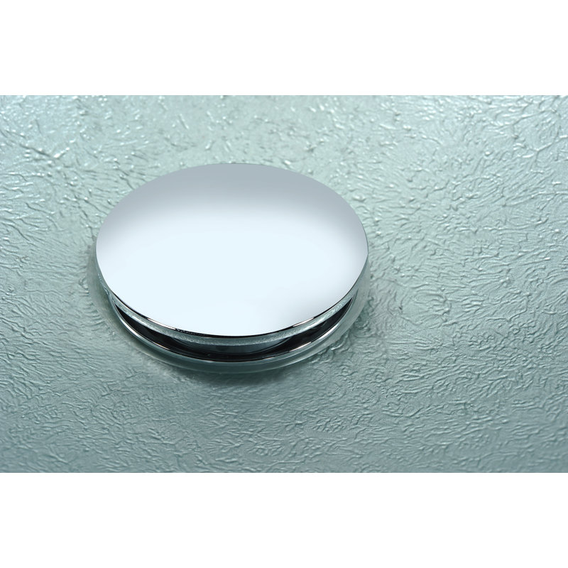 Spirito Silver and Green Glass Circular Vessel Sink